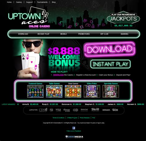 uptown aces casino mobile